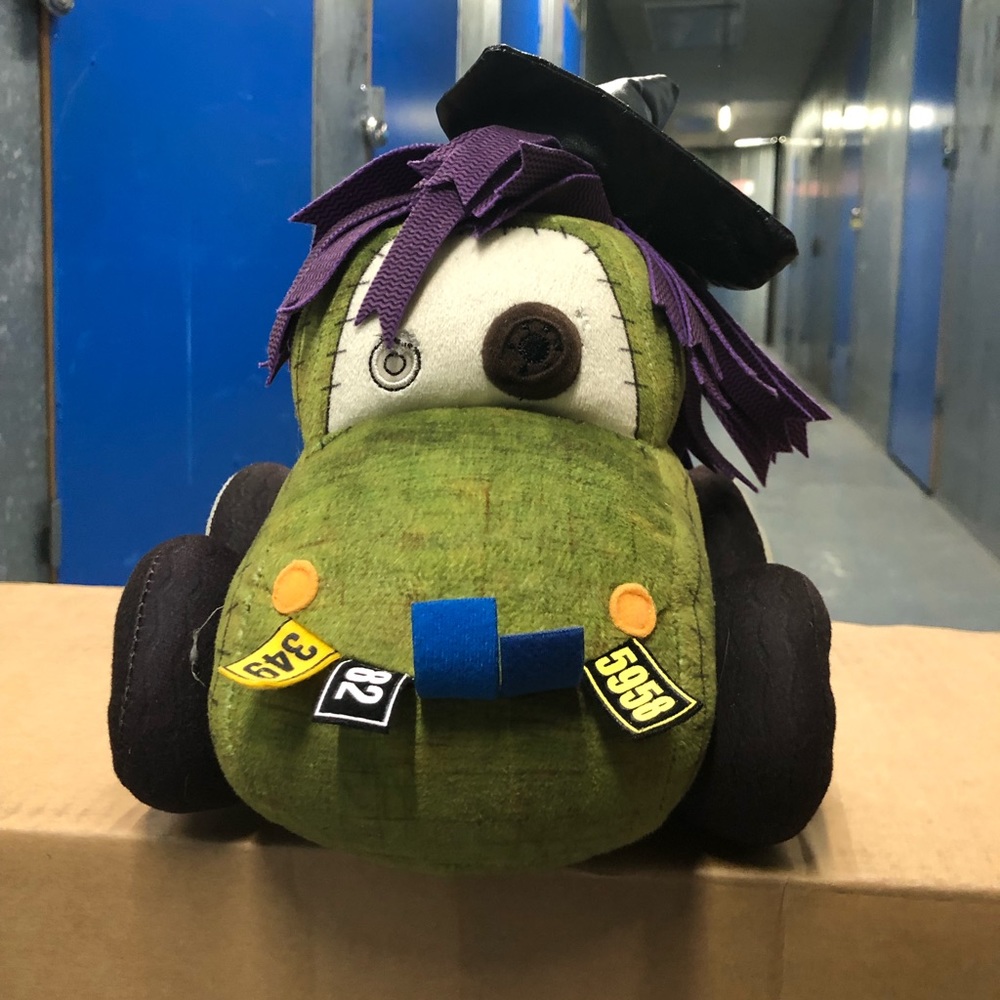 Disney Parks Cars Land Halloween Witch Stuffed Plush
